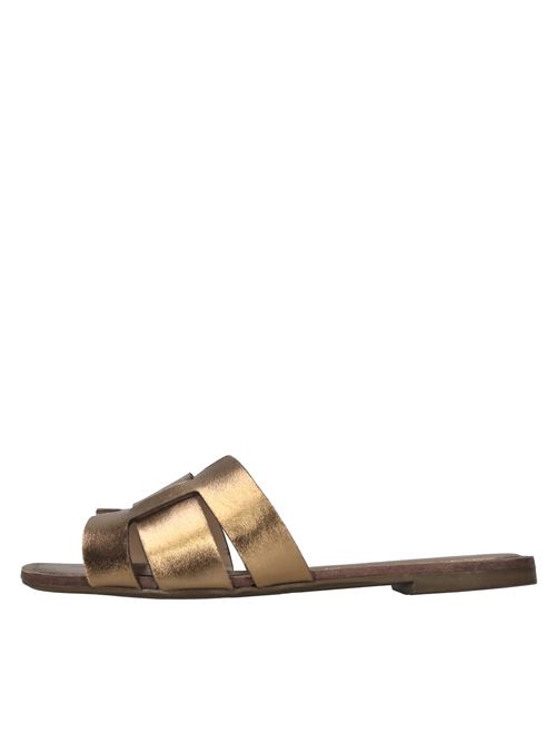 Mules in pelle MISS UNIQUE | 2236-A-1 CRISTALBRONZO